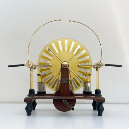 fig 1. Very Large Late Victorian Wimshurst Machine by King Mendham & Co Bristol