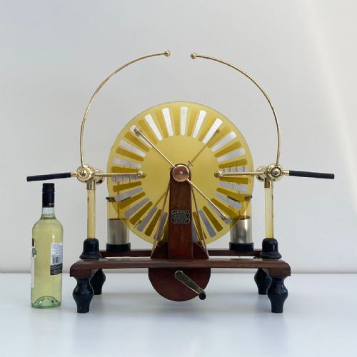 fig 5. Very Large Late Victorian Wimshurst Machine by King Mendham & Co Bristol