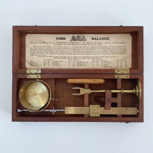 fig 2. Georgian Chondrometer or Corn Balance by Dollond London