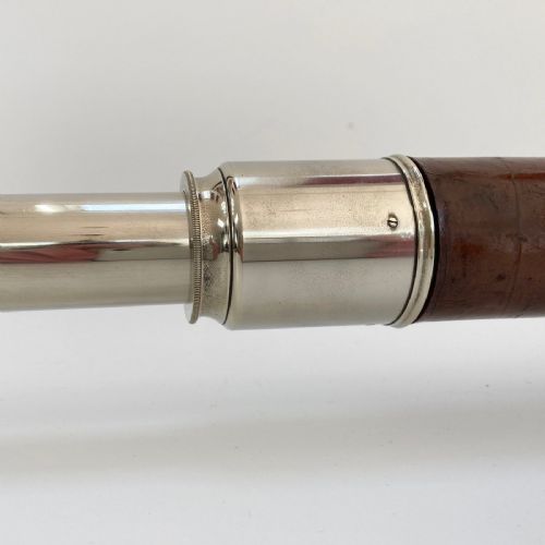fig 3. Mid Victorian Cased Single Draw Marine Telescope by Troughton & Simms London