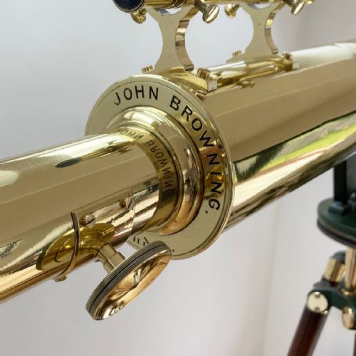 fig 5. Mid Victorian Astronomical Telescope on Stand by John Browning 63 The Strand London
