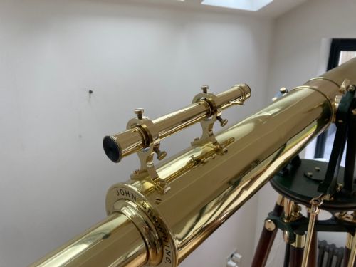 fig 7. Mid Victorian Astronomical Telescope on Stand by John Browning 63 The Strand London