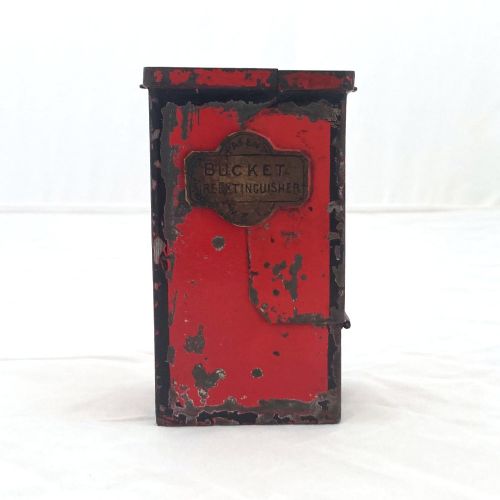 fig 1. Victorian Salesmans Sample of a Patent Bucket Fire Extinguisher by Messer & Thorpe London