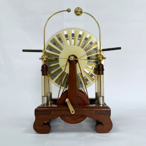 Very Large Late Victorian Wimshurst Machine with Four Leyden Jars