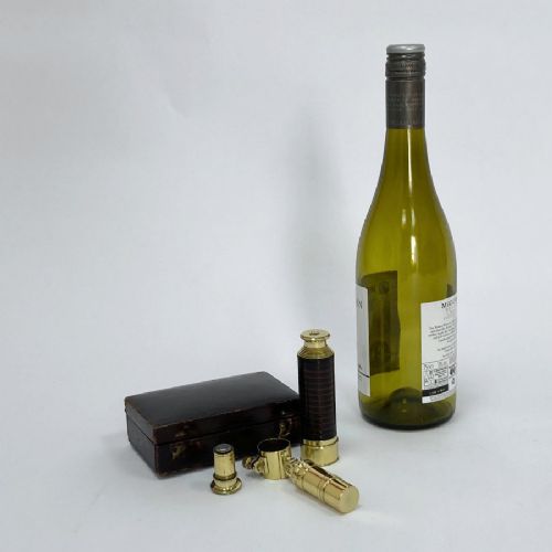 fig 3. Early Victorian Cased Miniature Baleen Telescope by WE & F Newton of Fleet Street