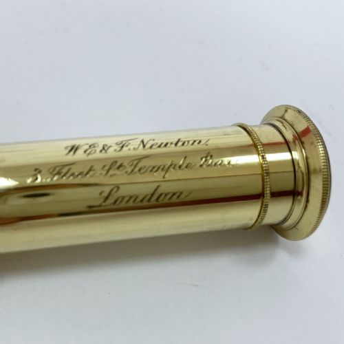 fig 5. Early Victorian Cased Miniature Baleen Telescope by WE & F Newton of Fleet Street