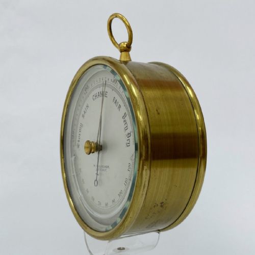 MID VICTORIAN ANEROID BAROMETER BY M PILLISCHER OF BOND STREET LONDON - ADDITIONAL PHOTO 3