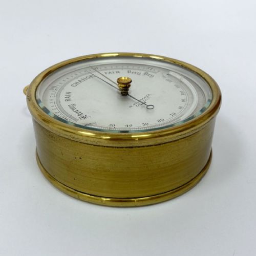 MID VICTORIAN ANEROID BAROMETER BY M PILLISCHER OF BOND STREET LONDON - ADDITIONAL PHOTO 4