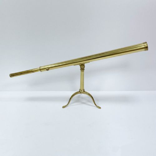 Early Nineteenth Century Library Telescope on Stand by W&s Jones