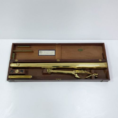 fig 1. Early Nineteenth Century Library Telescope on Stand by W&S Jones