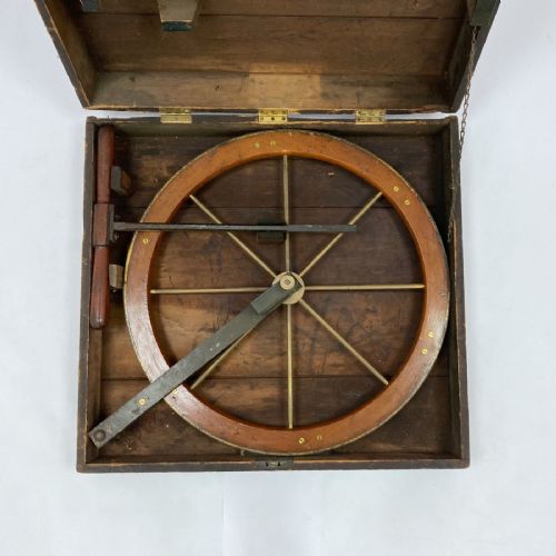 fig 1. Cased Victorian Surveyors Wheel by Stanley for The Grand Union Canal Company