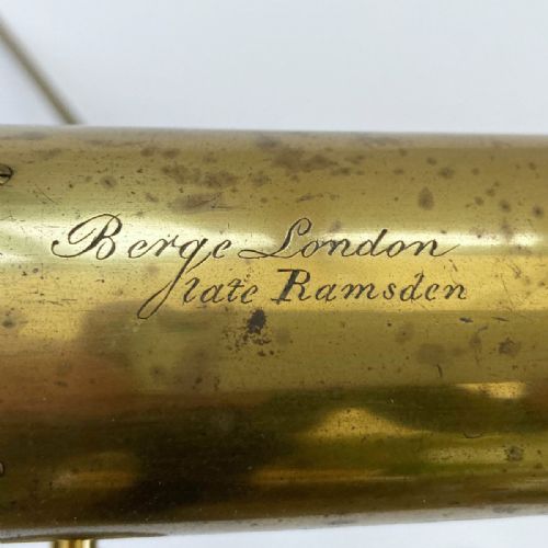 SMALL GEORGIAN CASED LIBRARY TELESCOPE ON STAND BY MATTHEW BERGE LONDON - ADDITIONAL PHOTO 3