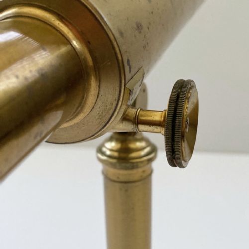 SMALL GEORGIAN CASED LIBRARY TELESCOPE ON STAND BY MATTHEW BERGE LONDON - ADDITIONAL PHOTO 11
