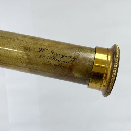 fig 6. Victorian Boer War Period Telescope by Gregory for the Royal Warwickshire Volunteers