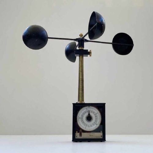 Late Victorian Robinson-Beckley Anemometer by J Hicks of Hatton Garden
