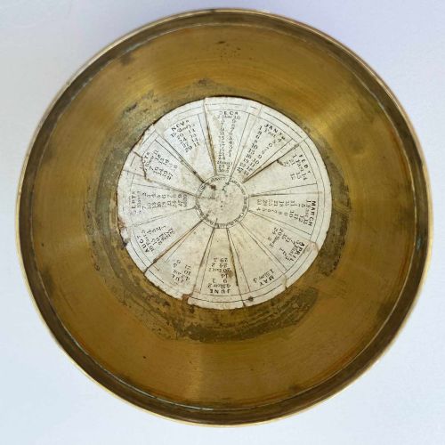 fig 3. Early Victorian Magnetic Compass Sundial or Porters Dial