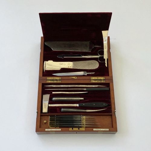 Mid Victorian Surgical Post Mortem Instrument Set by S Maw Son & Thompson
