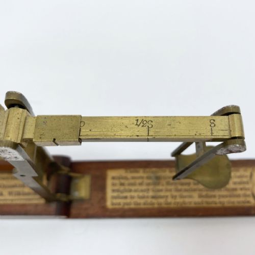 REGENCY DOUBLE TURN FOLDING GOLD BALANCE BY STEPHEN HOUGHTON SON OF ORMSKIRK - ADDITIONAL PHOTO 7