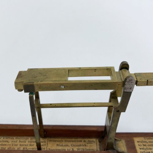 REGENCY DOUBLE TURN FOLDING GOLD BALANCE BY STEPHEN HOUGHTON SON OF ORMSKIRK - ADDITIONAL PHOTO 8