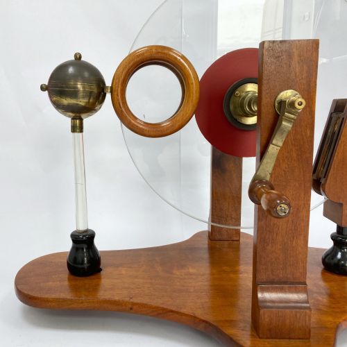VERY LARGE VICTORIAN WINTERS PATTERN ELECTROSTATIC MACHINE - ADDITIONAL PHOTO 4