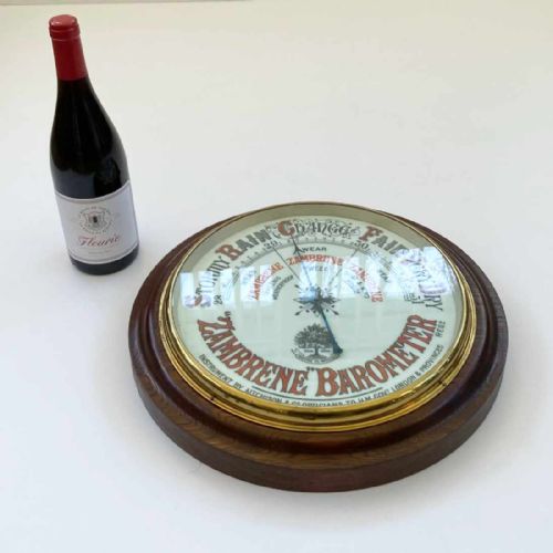 LARGE SHOP DISPLAY ANEROID BAROMETER BY AITCHISON FOR ZAMBRENE WEATHERPROOF CLOTHING - ADDITIONAL PHOTO 6