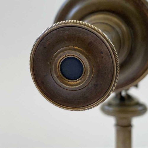 fig 6. Mid Eighteenth Century Cased Gregorian Reflecting Telescope by Benjamin Martin of Fleet Street