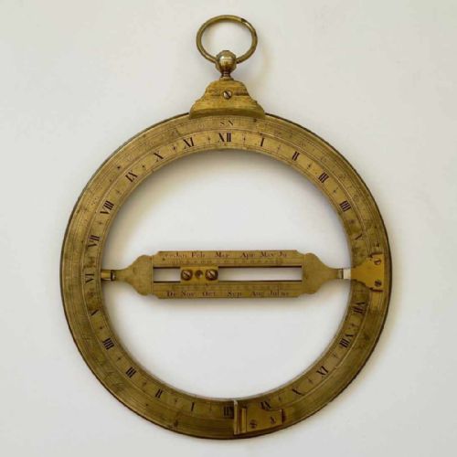 Large Eighteenth Century Universal Equinoctial Ring Dial by Dollond London