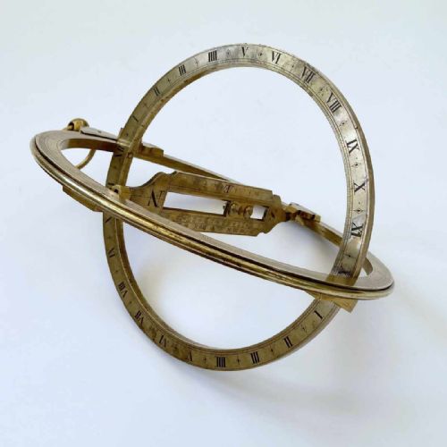 fig 4. Large Eighteenth Century Universal Equinoctial Ring Dial by Dollond London