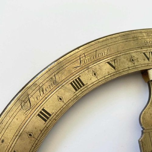 fig 6. Large Eighteenth Century Universal Equinoctial Ring Dial by Dollond London