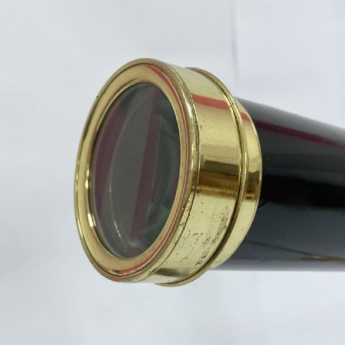 EARLY VICTORIAN CASED FOUR DRAW TELESCOPE ON STAND BY CHADBURN BROTHERS OF SHEFFIELD - ADDITIONAL PHOTO 6