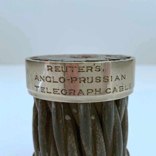 fig 5. 1866 Reuters Commemorative Anglo Prussian Telegraph Cable Sample