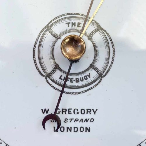 fig 3. Late Victorian Oak Cased The Life-Buoy Aneroid Barometer by Dollond of London