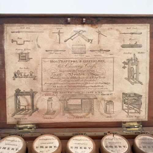 fig 1. George IV Period Tool or Lathe Sharpening Powders by Holtzapffel & Deyerlein