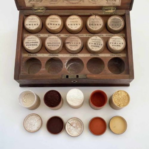 fig 4. George IV Period Tool or Lathe Sharpening Powders by Holtzapffel & Deyerlein