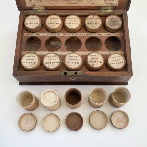 fig 5. George IV Period Tool or Lathe Sharpening Powders by Holtzapffel & Deyerlein
