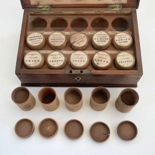 fig 6. George IV Period Tool or Lathe Sharpening Powders by Holtzapffel & Deyerlein