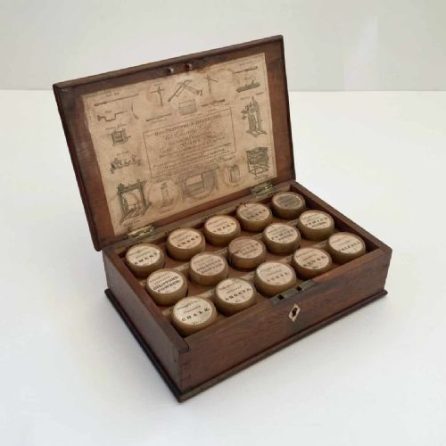 fig 7. George IV Period Tool or Lathe Sharpening Powders by Holtzapffel & Deyerlein