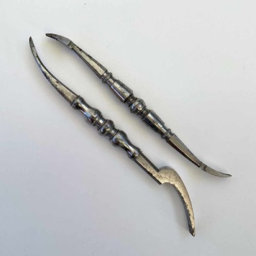 fig 7. Eighteenth Century Paris School of Medicine Surgeons Trepanning or Trephine Set