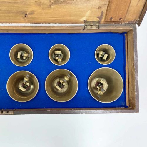 LATE VICTORIAN CASED SET OF TWELVE HANDBELLS BY WARNERS OF LONDON - ADDITIONAL PHOTO 8