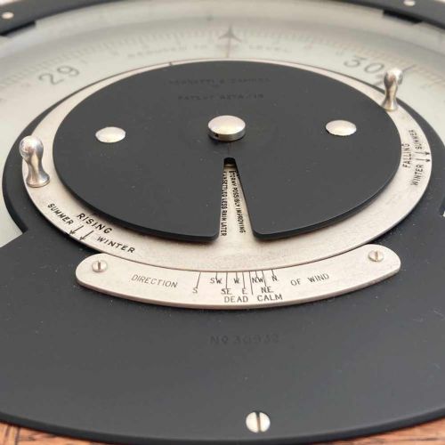 fig 5. Early Twentieth Century Weather Foreteller Aneroid Barometer by Negretti & Zambra
