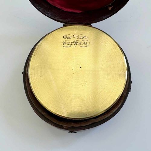 fig 1. Early Victorian Pocket Sextant by Horne & Co of Newgate Street London