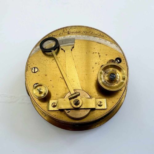 fig 3. Early Victorian Pocket Sextant by Horne & Co of Newgate Street London