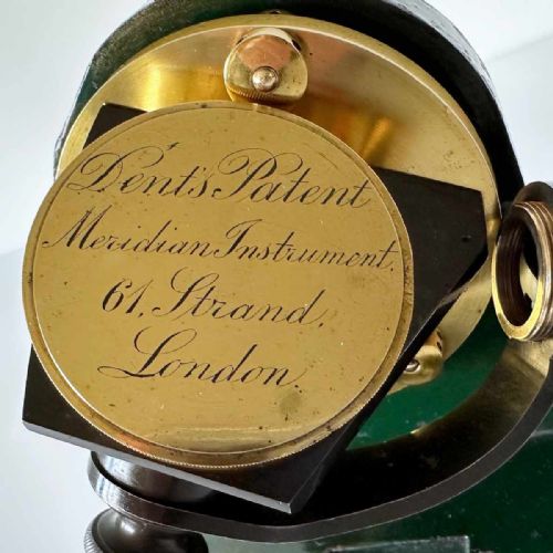 fig 6. NINETEENTH CENTURY MOUNTED DIPLEIDOSCOPE BY EJ DENT 61 THE STRAND