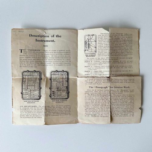 EARLY TWENTIETH CENTURY POSOGRAPH PHOTOGRAPHIC EXPOSURE MACHINE BY AUGUSTE ROBERT KAUFFMAN - ADDITIONAL PHOTO 1