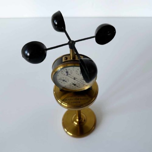 RARE PEDESTAL ANEMOMETER BY J HICKS OF LONDON - ADDITIONAL PHOTO 6