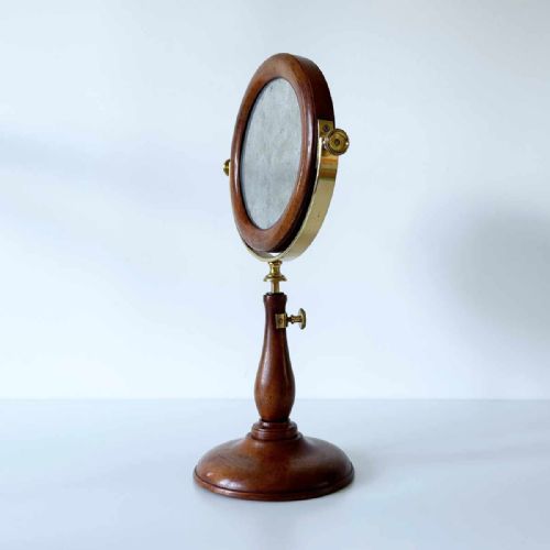 EARLY VICTORIAN SCIENTIFIC OPTICAL MIRROR BY THOMAS RUBERGALL OF LONDON - ADDITIONAL PHOTO 1