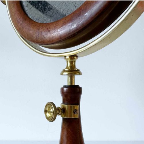 EARLY VICTORIAN SCIENTIFIC OPTICAL MIRROR BY THOMAS RUBERGALL OF LONDON - ADDITIONAL PHOTO 5