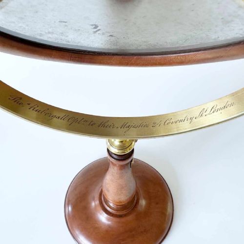 EARLY VICTORIAN SCIENTIFIC OPTICAL MIRROR BY THOMAS RUBERGALL OF LONDON - ADDITIONAL PHOTO 8