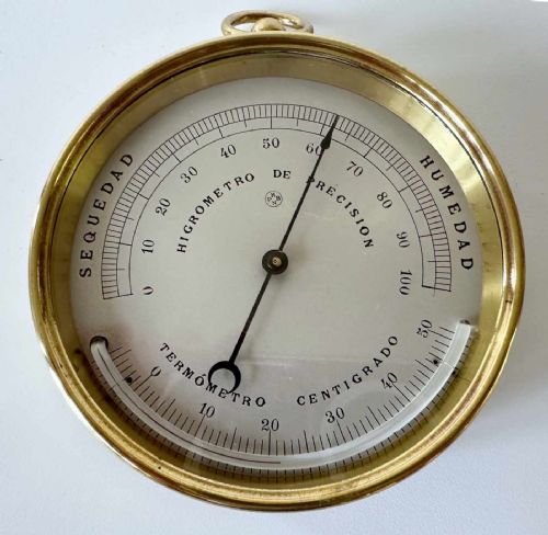 fig 3. Victorian Cased Hair Hygrometer by Pertuis Naudet Hulot & Bourgeois PNHB
