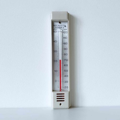 Art Deco Bakelite Wall Thermometer by Negretti & Zambra